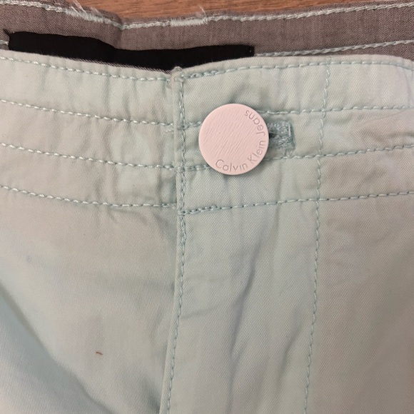 Men’s Calvin Klein light mint colored shorts size 38 - Picture 5 of 10